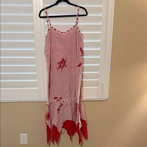 Charo Ruiz Red Spaghetti Strap Dress